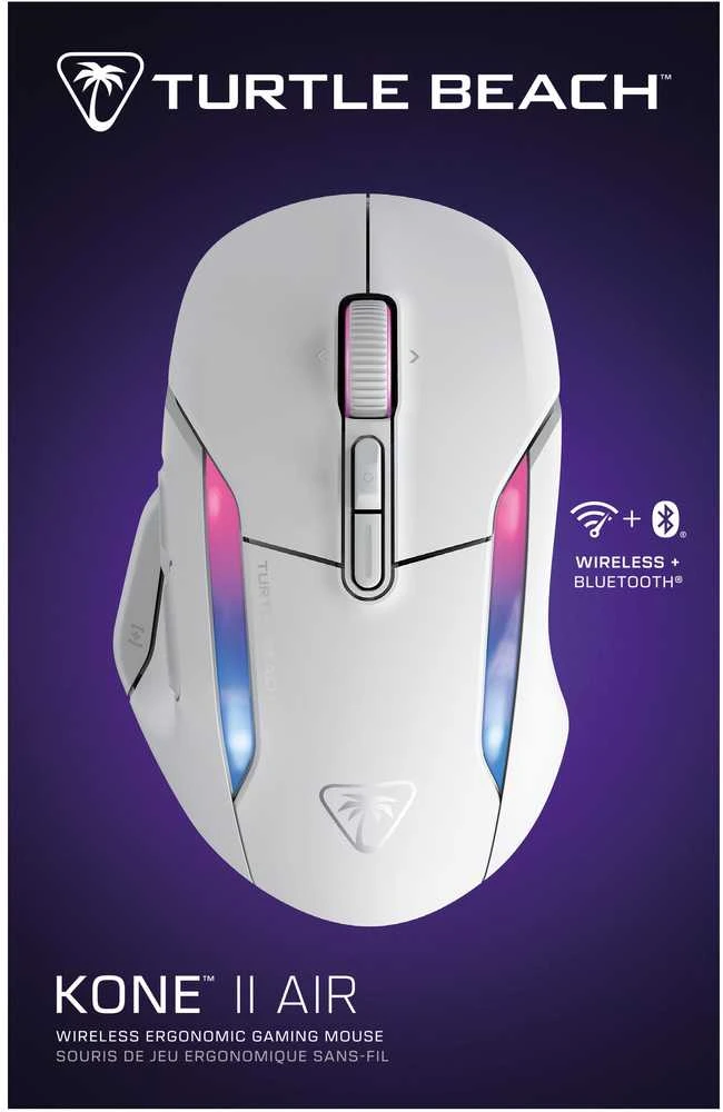 Turtle Beach Kone II Air Belaidė RGB Žaidimų Pelė | Balta