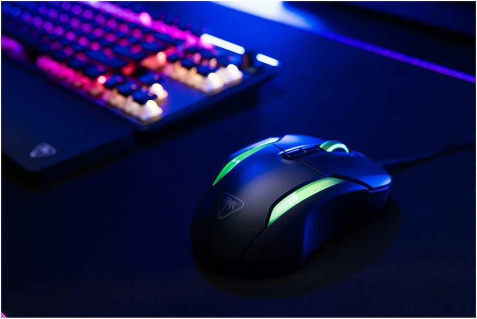 Turtle Beach Kone II Laidinė ergonominė RGB žaidimų pelė | Juoda