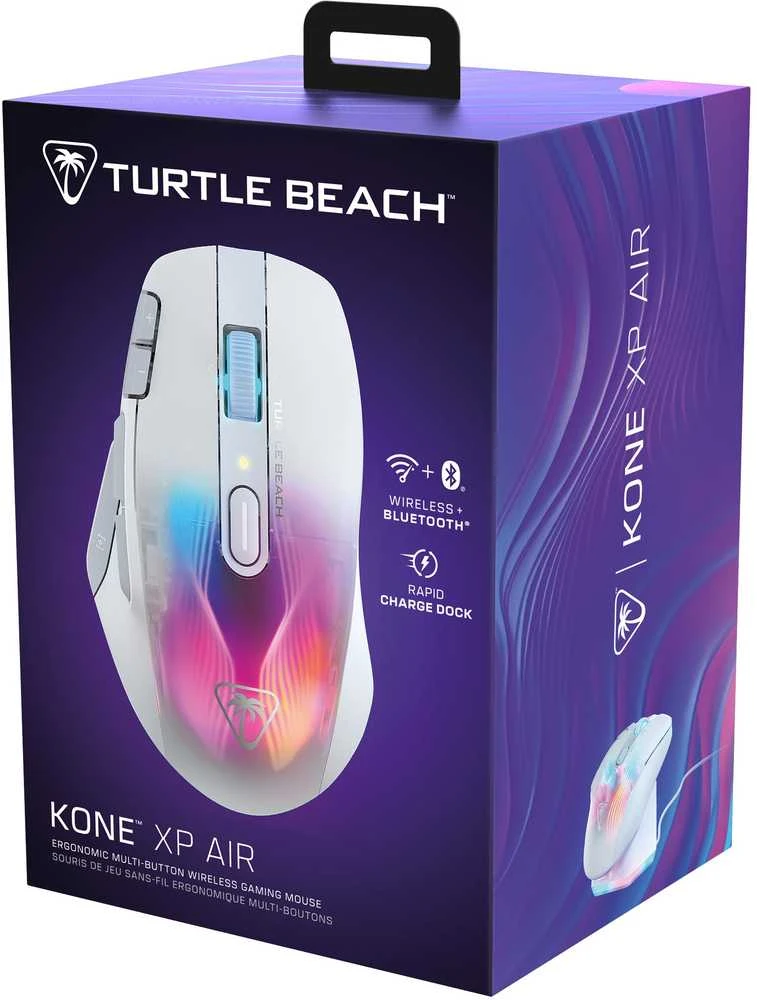 Turtle Beach Kone XP Air Belaidė RGB Žaidimų Pelė| Balta