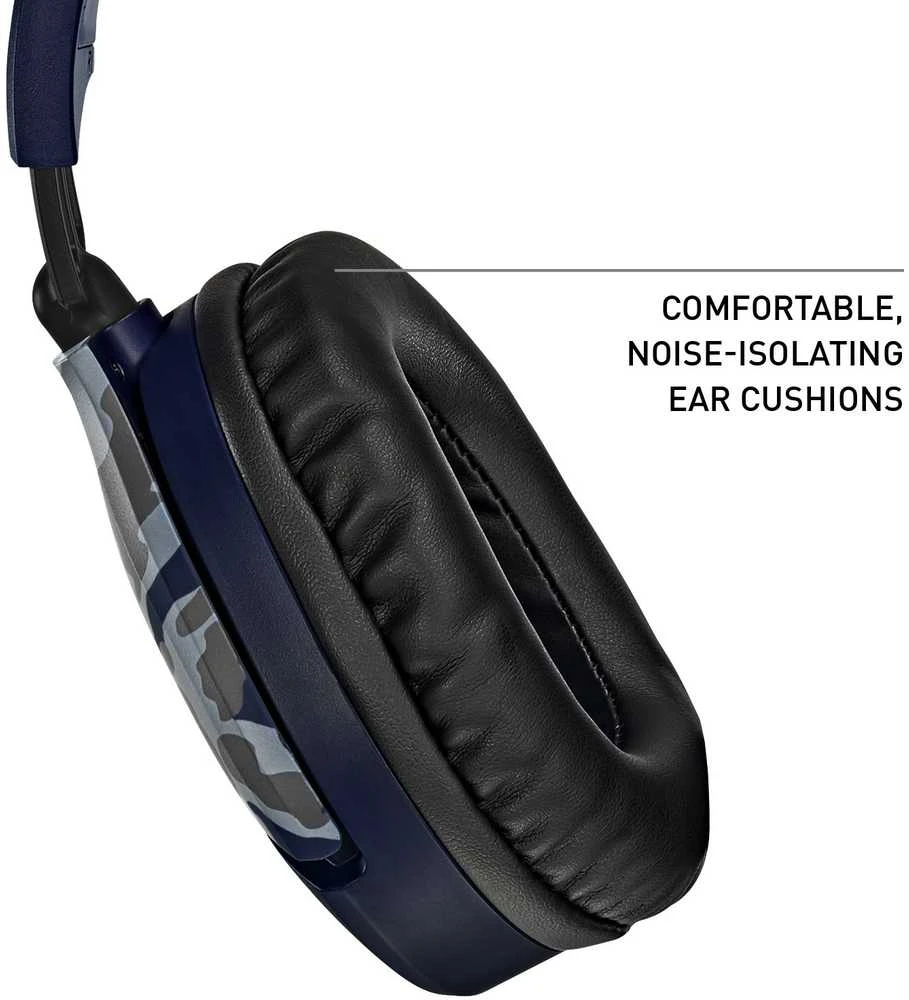 Žaidimų ausinės Turtle Beach Recon 70, daugiaplatformės, Blue Camo, Mėlyna kamufliažinė