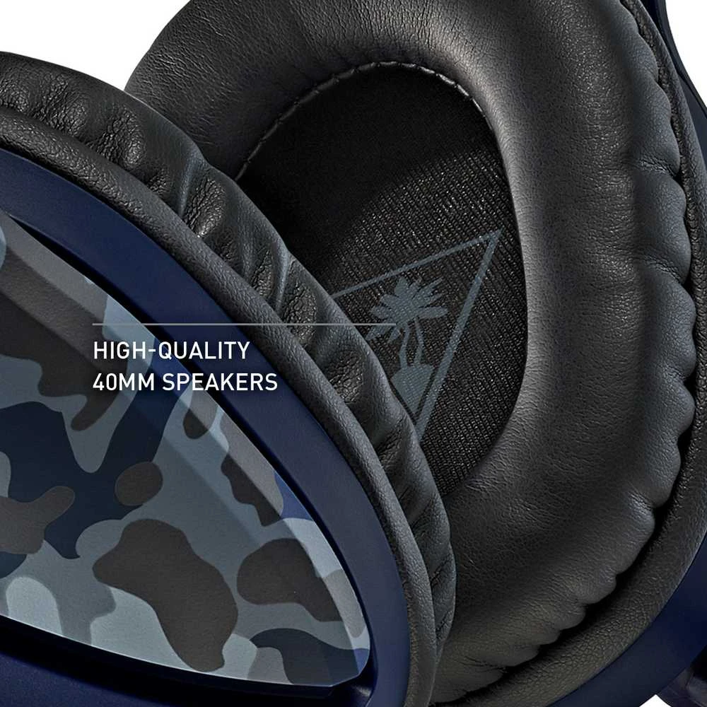 Žaidimų ausinės Turtle Beach Recon 70, daugiaplatformės, Blue Camo, Mėlyna kamufliažinė