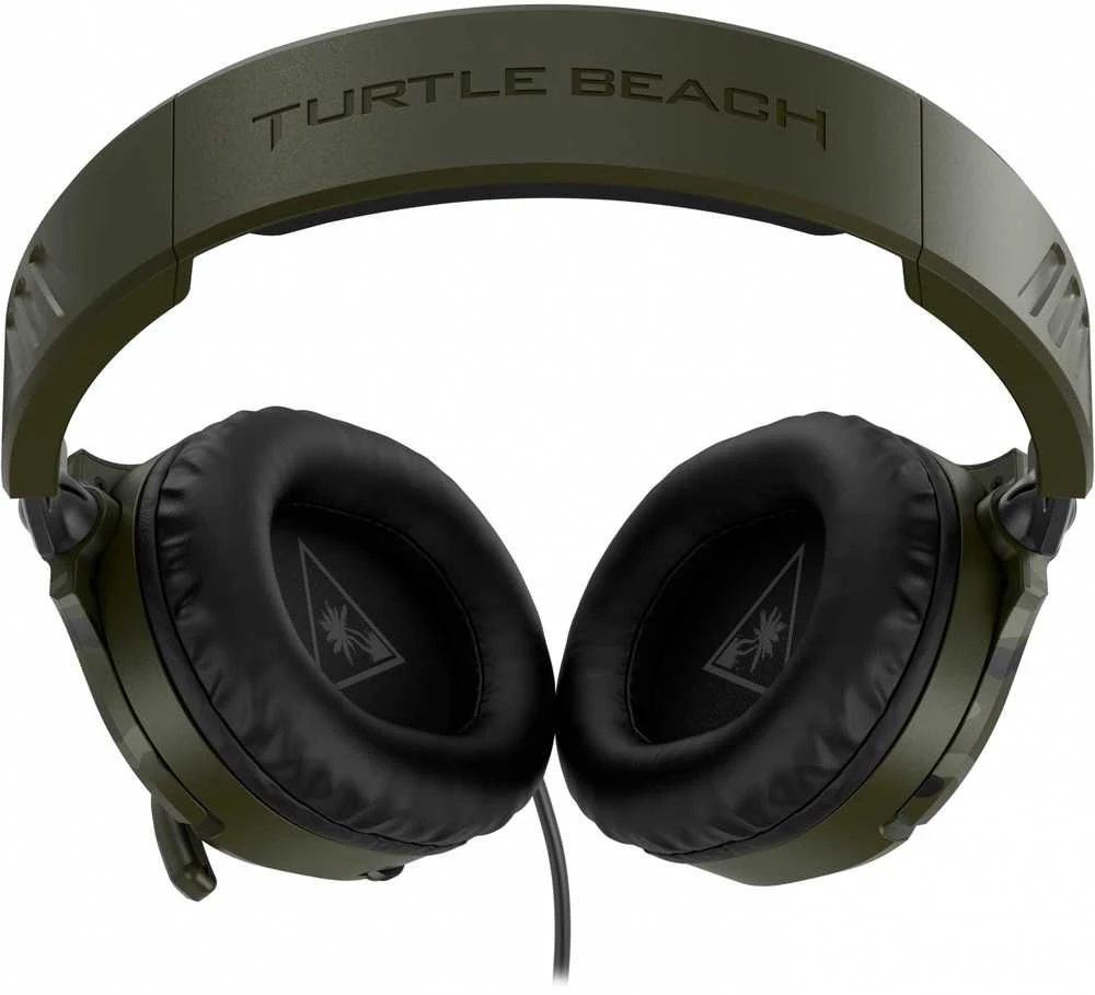 Žaidimų ausinės Turtle Beach Recon 70, daugiaplatformės, Green Camo, Žalia kamufliažinė