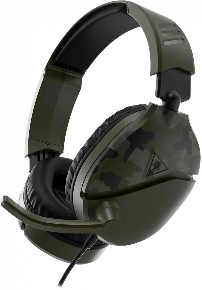 Žaidimų ausinės Turtle Beach Recon 70, daugiaplatformės, Green Camo, Žalia kamufliažinė