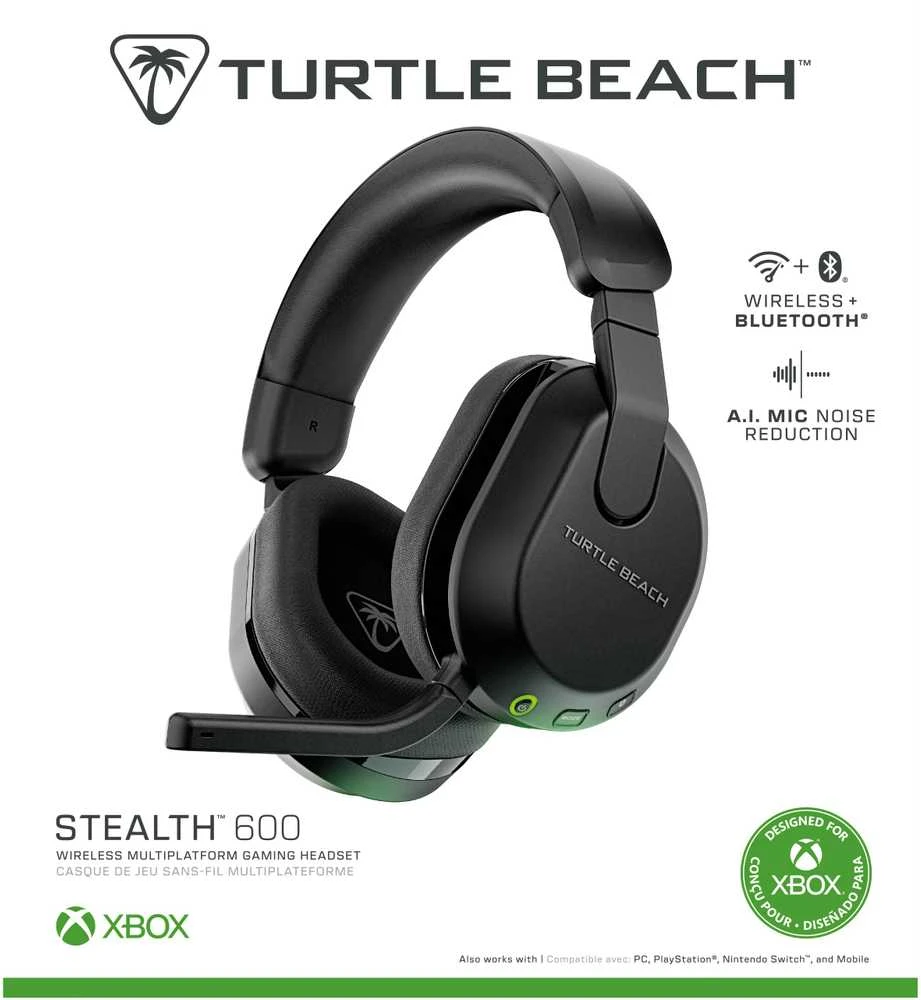 Turtle Beach Stealth 600 Gen 3 (Juodos) belaidės ausinės | XBOX/PC