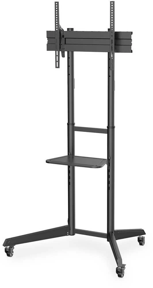 Laikiklis Digitus Skaitmenas | Grindinis stovas | DA-90447 | Vežimėliai ir stovai | 37-70 " | Maksimalus svoris (keliamoji galia) 50 kg | Juodas