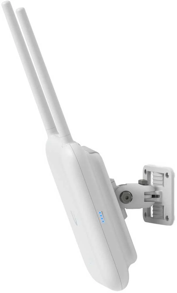 Maršrutizatorius UBIQUITI U7 PRO LAUKO SĄLYGOMS, VISOMS ORO SRAUTO, IP67, WIFI 7 AP SU 6 ERDVINIAIS SRAUTAIS, INTEGRUOTA KRYPTINĖ SUPER ANTENA IR ŠARNYRINIU Tvirtinimo Laikikliu