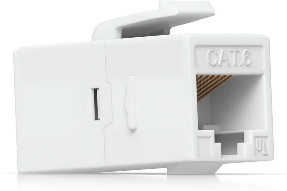 UBIQUITI CAT6 KEYSTONE JUNGTIS, 12 VNT. PRALEIDŽIAMAS CAT6 KEYSTONE JUNGTIS, SKIRTAS IŠ ANKSTO PARUOŠTIEMS ETHERNET KABELIAMS PRIJUNGTI.