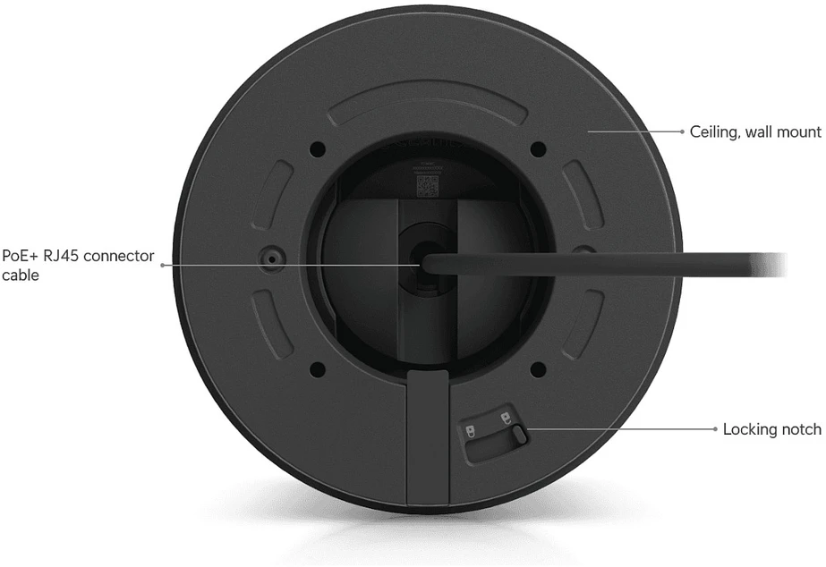 Ubiquiti G6 Pro Turret Bokštelis IP apsaugos kamera Vidaus ir lauko 3840 x 2160 pikseliai Lubos / siena