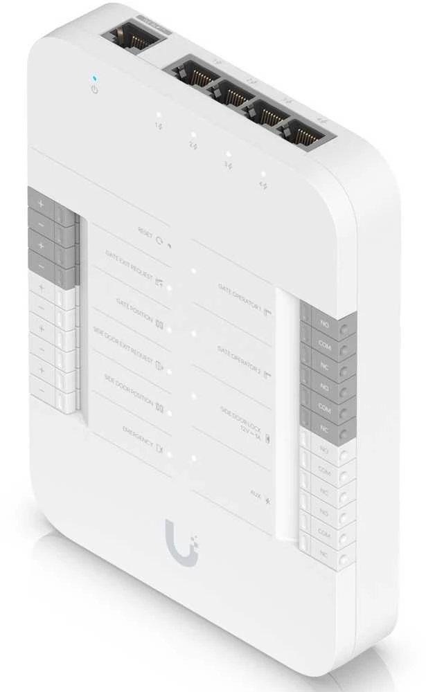 UBIQUITI AN ADVANCED GATE HUB ENABLING SEAMLESS GATE ACCESS CONTROL VIA CONNECTED ACCESS READERS OR INTERCOM
