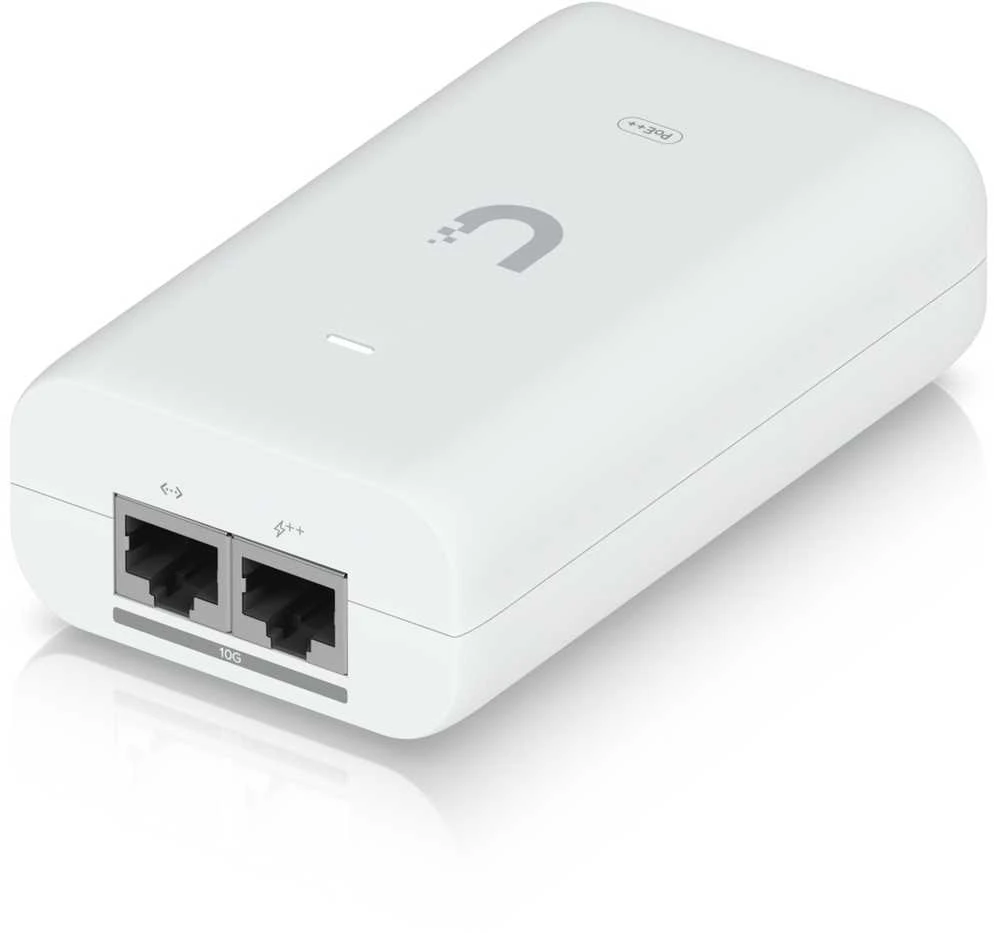 UBIQUITI 10G POE++ ADAPTERIS (60 W) – ADAPTERIS, GALI MAITINTI UNIFI POE++ ĮRENGINIUS, SUMAŽINTI PRIKLAUSOMYBĘ NUO POE JUNGTIKLIO MAITINIMO IR UŽTIKRINTI KELIOS GIGABITŲ LAN RYŠĮ.