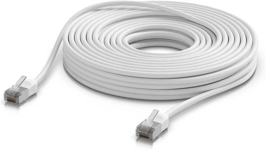 Ubiquiti UACC-Cable-Patch-Outdoor-C6A-15M-W tinklo kabelis Balta Cat6a F/UTP (FTP)