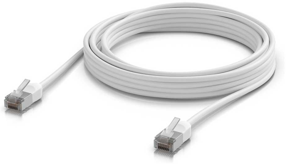 Ubiquiti UACC-Cable-Patch-Outdoor-C6A-5M-W Baltas Cat6a tinklo kabelis