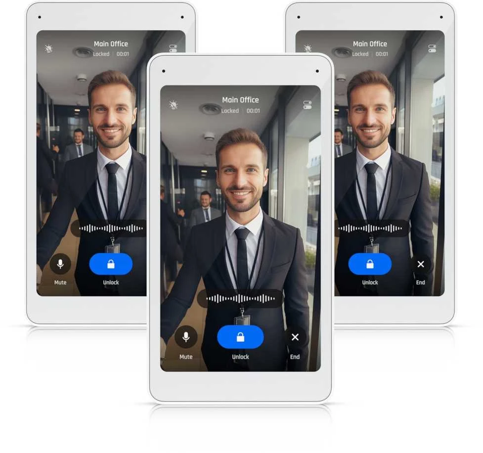 Ubiquiti UA-Intercom-Viewer-3 Ekranai