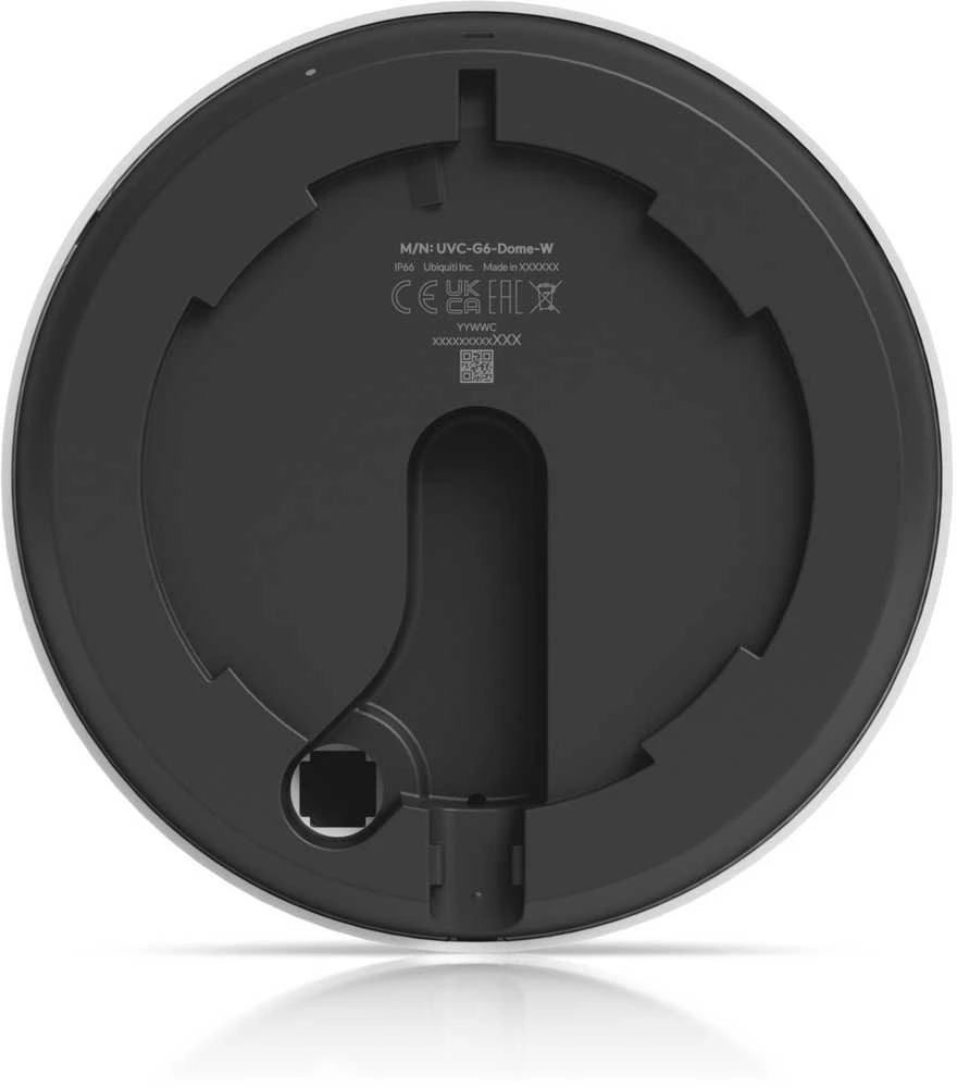 Ubiquiti G6 Dome IP apsaugos kamera, skirta vidaus ir lauko sąlygoms, 3840 x 2160 pikselių, skirta luboms/sienoms.