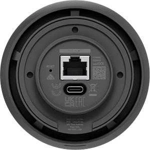 UBIQUITI AI PRO Juodas 4K POE kamera, skirta naudoti viduje ir lauke, su 3 kartų optiniu priartinimu, didelio nuotolio infraraudonųjų spindulių naktiniu matymu ir patobulintomis dirbtinio intelekto aptikimo galimybėmis.