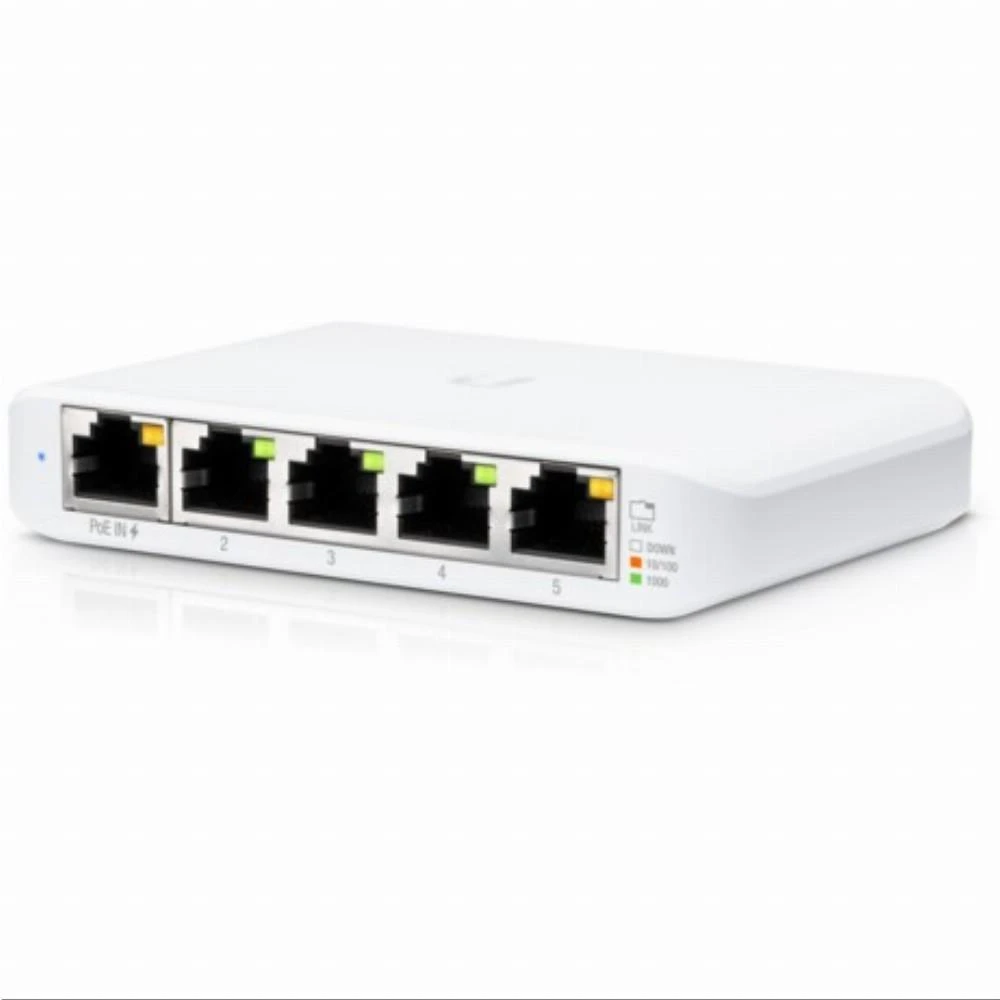 Šakotuvas Ubiquiti USW-Flex vidaus/lauko 5Port Poe Gigabit jungiklis | Ubiquiti