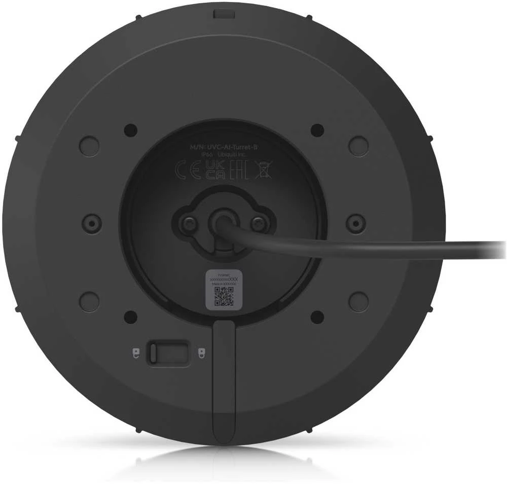 Ubiquiti Camera AI Turret Juodas UVC-AI-TURRET-B Indoor/outdoor 4K PoE camera