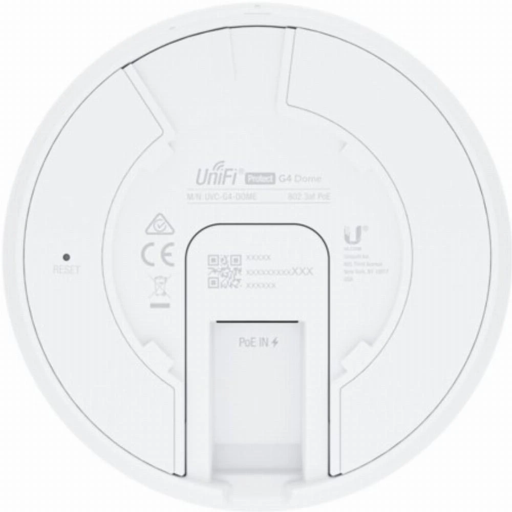 Ubiquiti | Kupolinė kamera | „Protect G4“ | Kupolinė | 5 MP | Fiksuota | IPX4, IK08 | H.264 | Palaiko 256 MB „flash“ atmintį