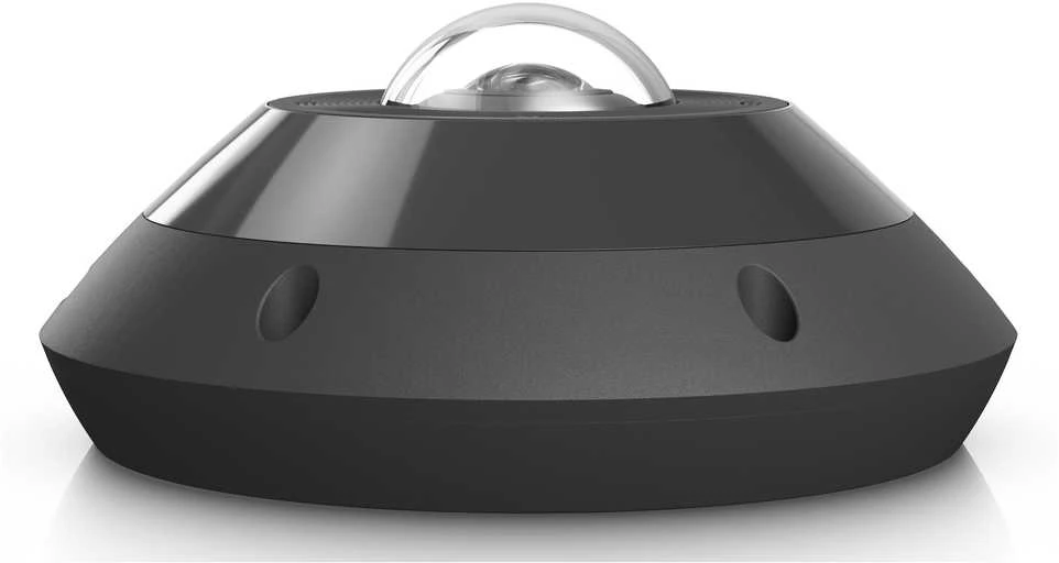 UBIQUITI UVC-G6-Pro-360-B Visoms oro sąlygoms, vandalams atspari 12MP PoE kamera su panoraminiu 360 laipsnių vaizdu, skaitmeniniu pasukimo, pakreipimo, priartinimo ir išmaniuoju IR ryšiu.