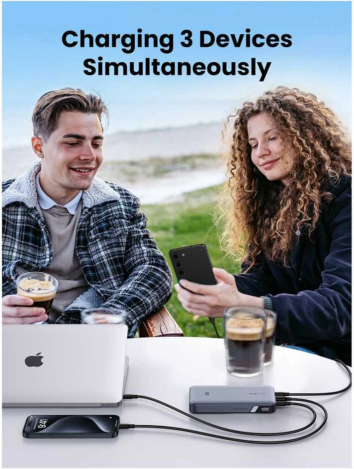 Nešiojamas įkroviklis UGREEN Nexode Power Bank 20000mAh 100W (su laidu)