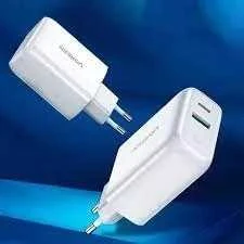 Įkroviklis Ugreen CD170 USB-C / USB-A 36W, baltas