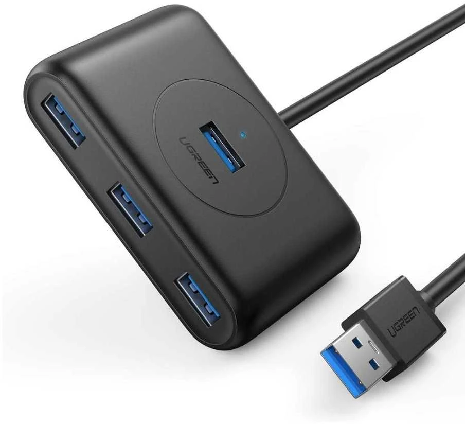 UGREEN USB 3.0 HUB 4in1 0.5m juodas