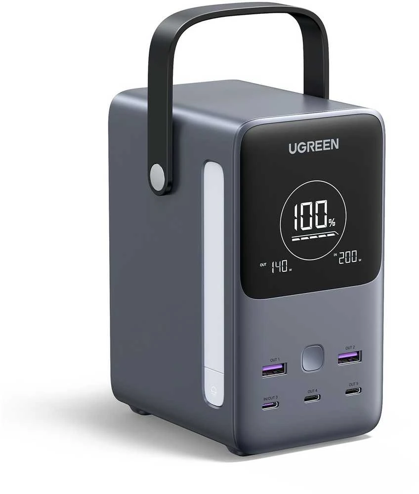 LiPo išorinis akumuliatorius (Powerbank) 48000mAh 300W 3xUSB-C, 2xUSB PB770 UGREEN
