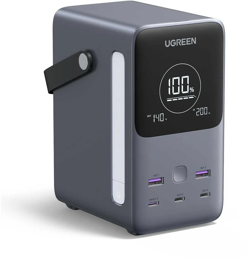 LiPo išorinis akumuliatorius (Powerbank) 48000mAh 300W 3xUSB-C, 2xUSB PB770 UGREEN