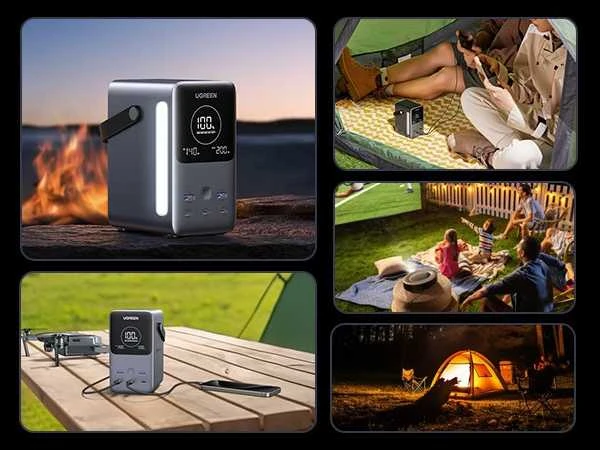 LiPo išorinis akumuliatorius (Powerbank) 48000mAh 300W 3xUSB-C, 2xUSB PB770 UGREEN