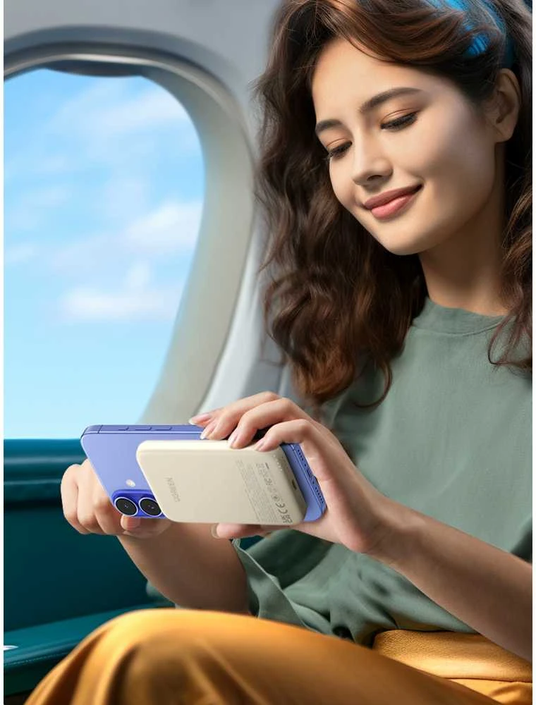 LiPo išorinis akumuliatorius (Powerbank) 5000mAh 15W bevielis QI 7.5W, su magnetu Magsafe PB560 UGREEN