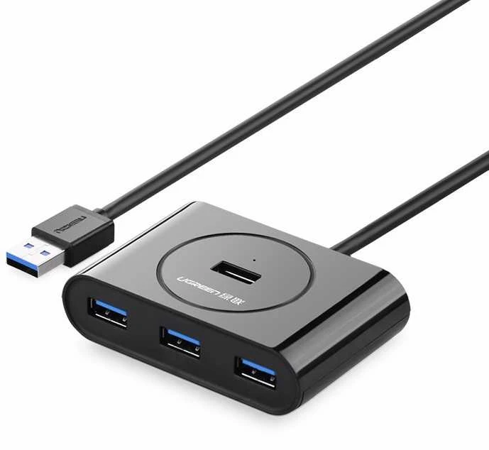 HUB USB Ugreen CR113 4x USB-A 3.0 (UGR601BLK)