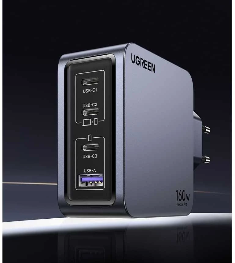 Ugreen Nexode Pro 160W 4 prievadų GaN USB įkroviklis