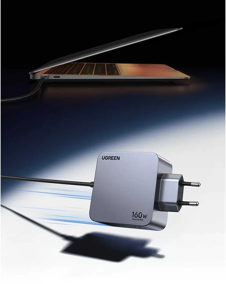 Ugreen Nexode Pro 160W 4 prievadų GaN USB įkroviklis