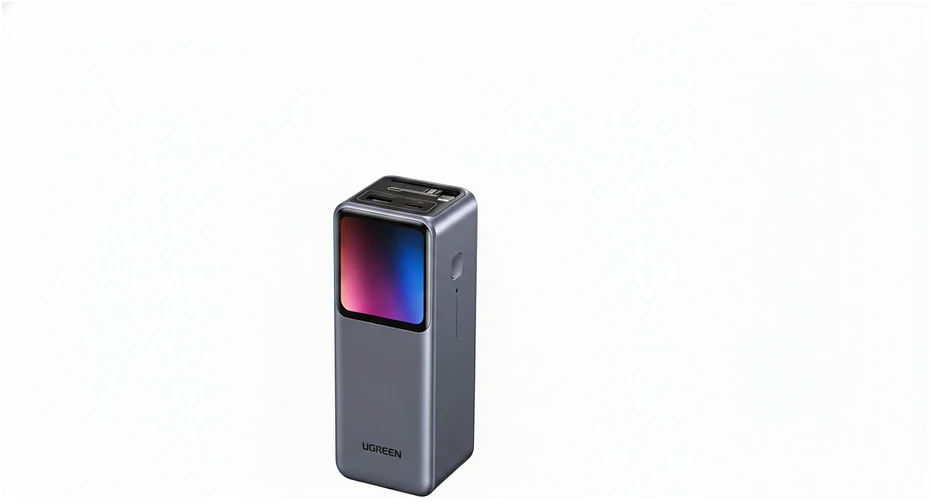 Nešiojama baterija UGREEN Nexode Power Bank, 165W, 20,000 mAh, su įtraukiamu kabeliu