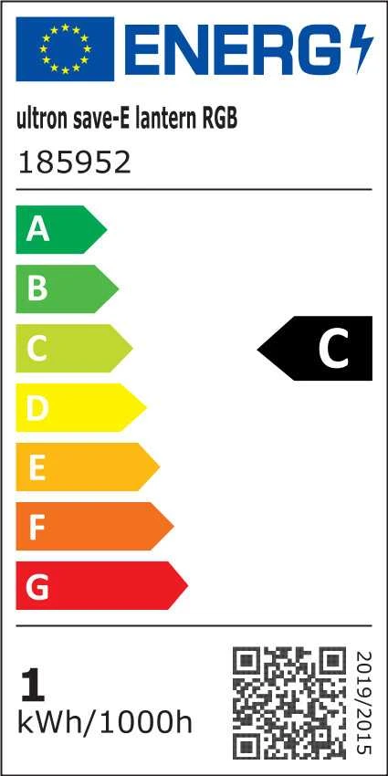 Ultron Sulankstoma RGB spalvų LED lempa, varoma saulės energija (185952)