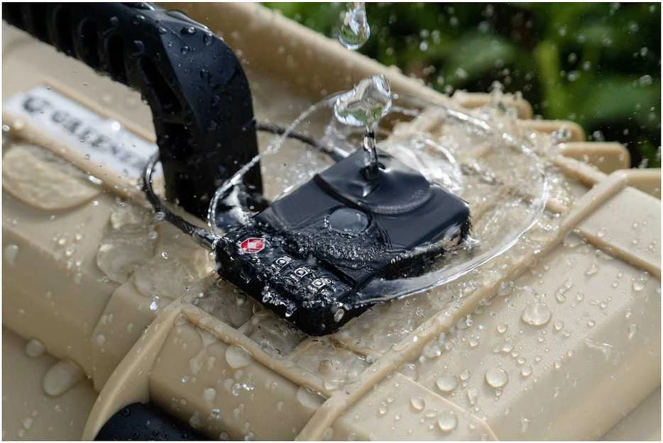 MiLi GPS Bluetooth MiLock Tracker HD-P16-L (tik Apple) bagažo užraktas juodos spalvos
