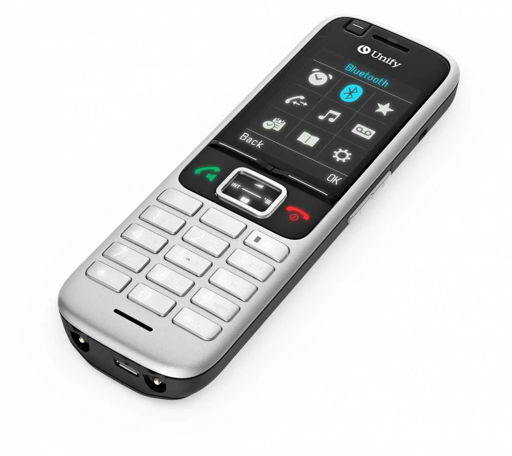 Telefonas - Unify L30250-F600-C510 Kompaktiškas Biuro Telefonas Sidabrinis
