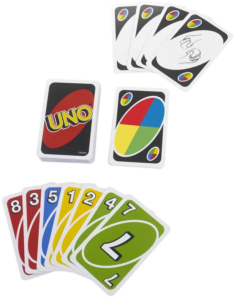 MATTEL GAMES kortų žaidimas UNO, W2085