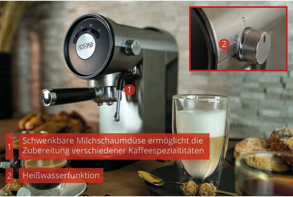 Slėginis kavos aparatas Unold 28636 Espresso Aparatas
