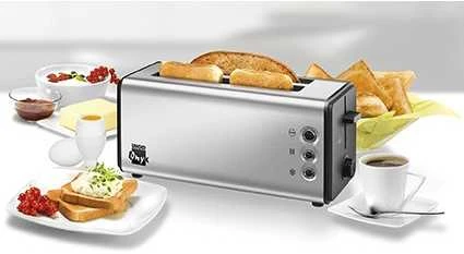 Skrudintuvas Unold Toaster 38915 Nerūdijantis plienas, Nerūdijantis plienas, 1400 W, Number of slots 2, Bun warmer included