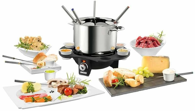 Unold Fondue Elegance 48645 Fondiu rinkinys, 1000 W