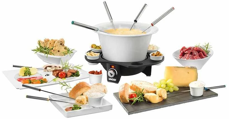 Unold Fondue Elegance 48645 Fondiu rinkinys, 1000 W