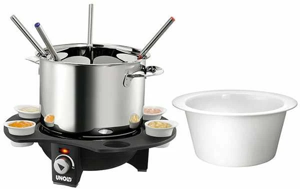 Unold Fondue Elegance 48645 Fondiu rinkinys, 1000 W