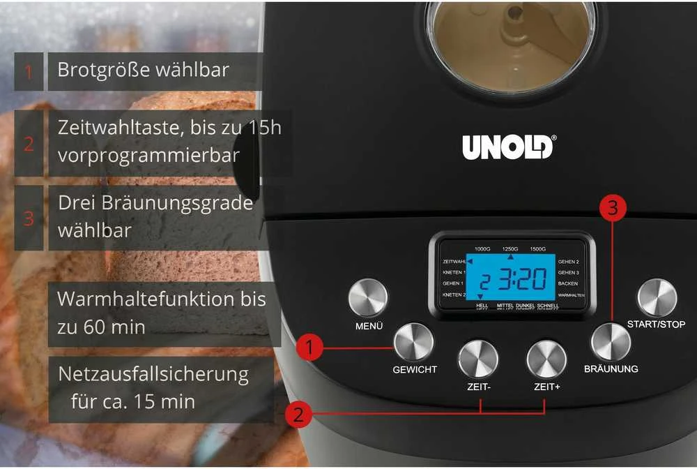 Duonkepė Unold 68520 balta
