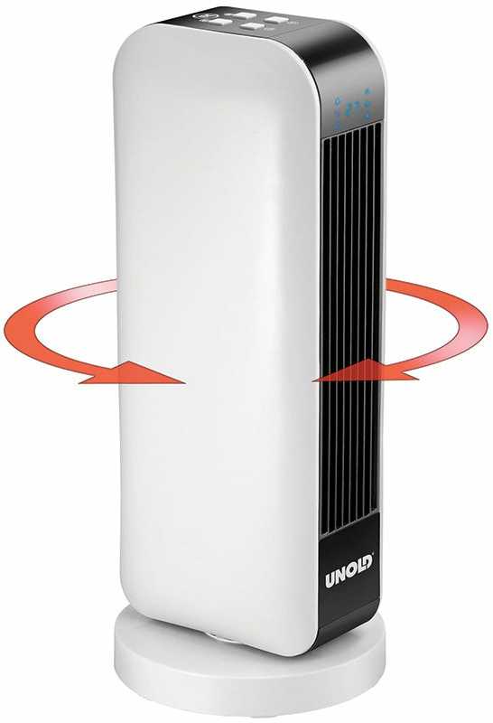 Unold 86430 PTC Heater, Galios lygių skaičius 4, 2000 W, Baltas/ juodas