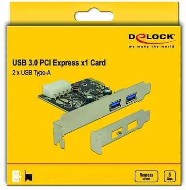 DELOCK PCI Express card > 2x USB 3.0
