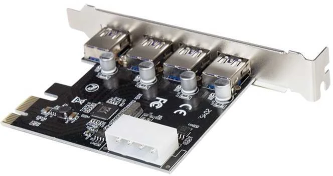 Išplėtimo plokštė Logilink PC0057A-Card PCI-Express 4xUSB3.0