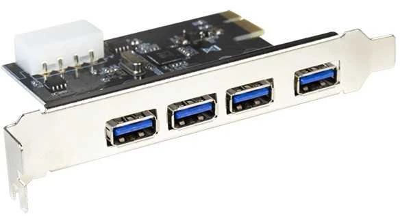 Išplėtimo plokštė Logilink PC0057A-Card PCI-Express 4xUSB3.0