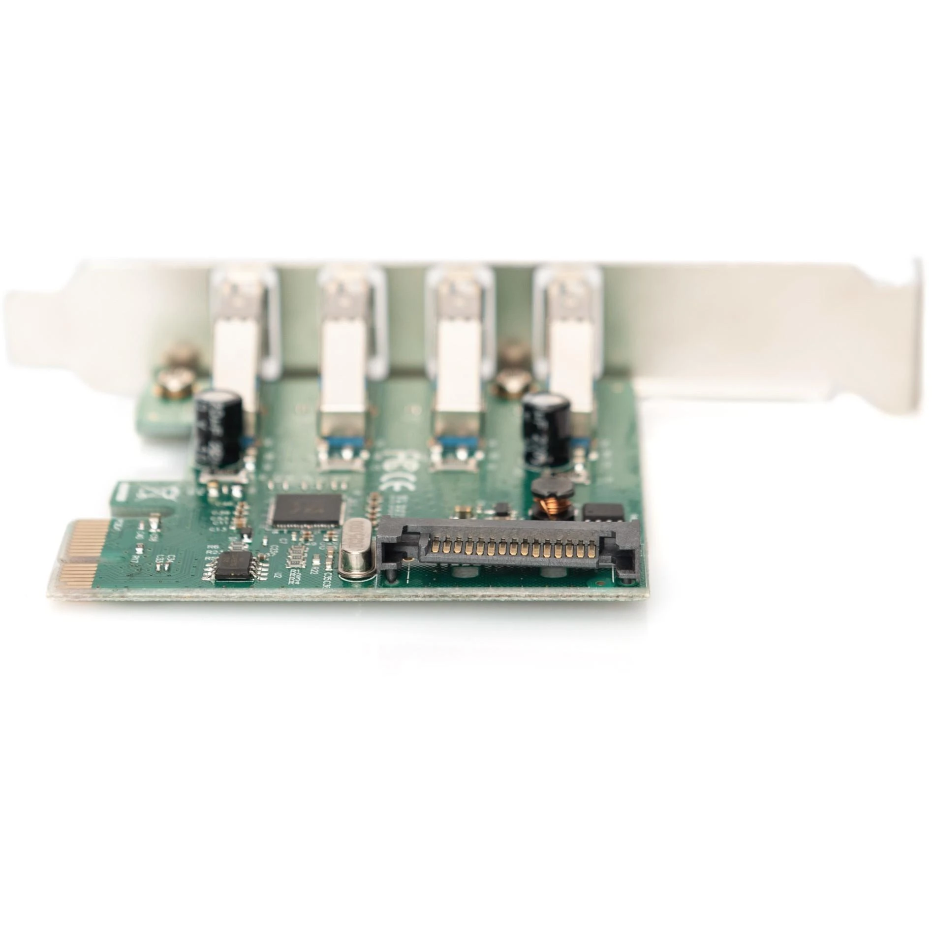 Assmann Electronic DIGITUS USB 3.0 4 prievadų PCI Express papildoma kortelė 4 jungtys A / F Išorinis VL805 mikroschemų rinkinys