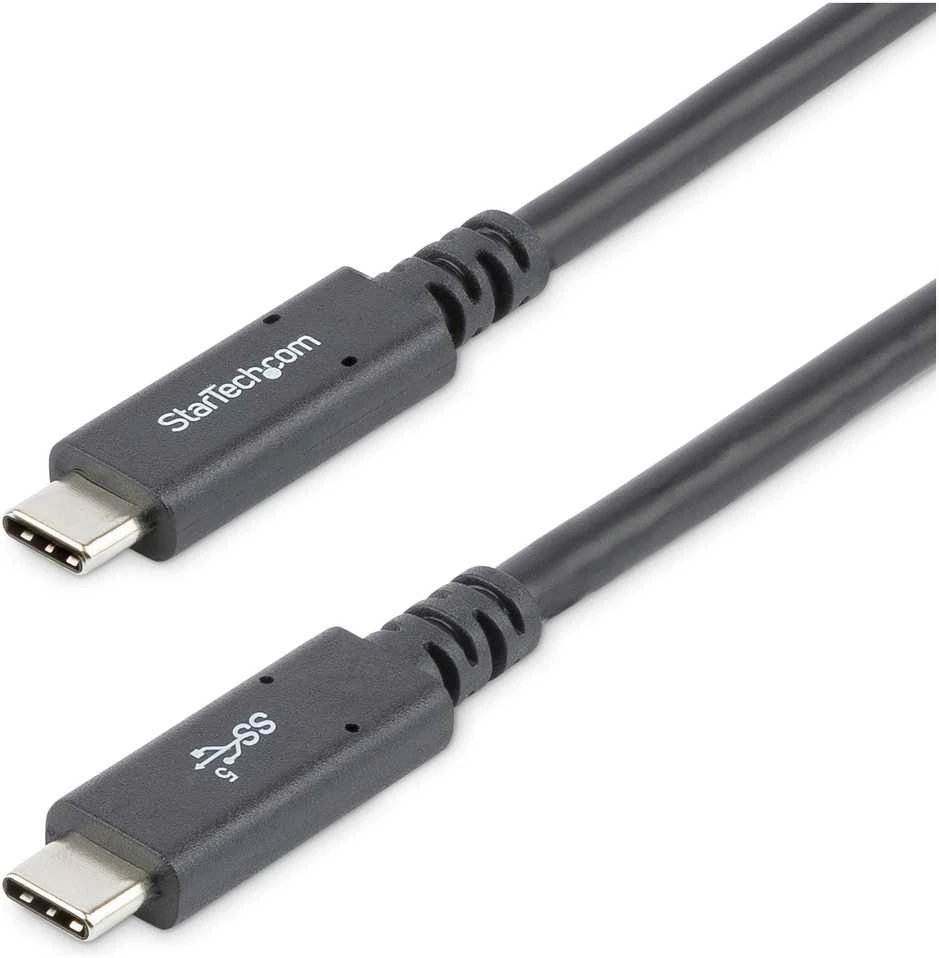 „Startech Accessories“ kabelis, 1,8 m, USB 3.1, 5Gbps, PD (5A), C į C tipo, Ca